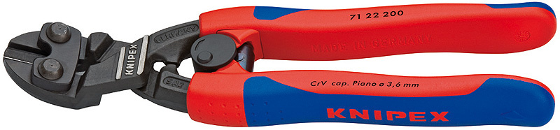 KNIPEX CoBolt� Svart, f�rsedd med korrosionsskydd 200 mm