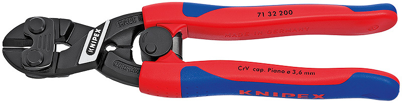 KNIPEX CoBolt� Svart, f�rsedd med korrosionsskydd 200 mm