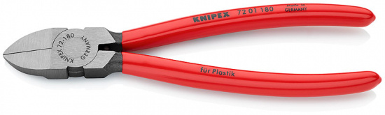 KNIPEX Sidavbitare f�r plast Med plast�verdrag 180 mm