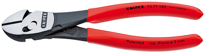 KNIPEX TwinForce� Svart, f�rsedd med korrosionsskydd 180 mm