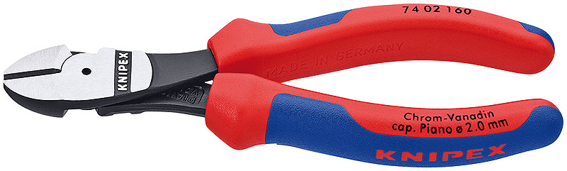 KNIPEX Kraftsidavbitare Svart, f�rsedd med korrosionsskydd 1
