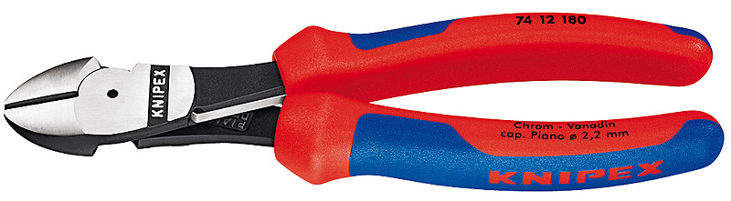 KNIPEX Kraftsidavbitare Svart, f�rsedd med korrosionsskydd 1