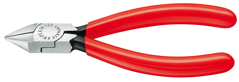 KNIPEX Sidavbitare Svart, f�rsedd med korrosionsskydd 125 mm
