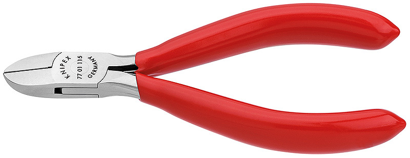 KNIPEX Elektroniksidavbitare Med plast�verdrag 115 mm