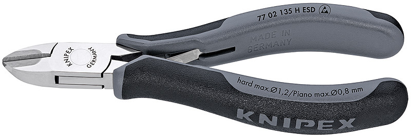 KNIPEX Elektroniksidavbitare ESD 135 mm