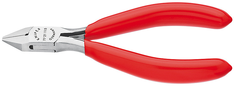 KNIPEX Elektroniksidavbitare Med plast�verdrag 115 mm