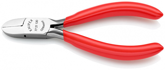 KNIPEX Elektroniksidavbitare Med plast�verdrag 130 mm