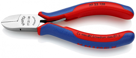 KNIPEX Elektroniksidavbitare Med flerkomponents�verdrag 130