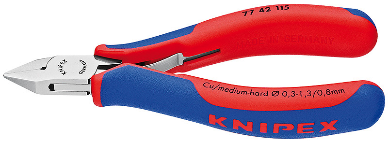 KNIPEX Elektroniksidavbitare Med flerkomponents�verdrag 115
