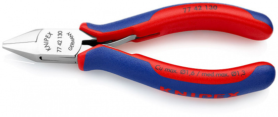 KNIPEX Elektroniksidavbitare Med flerkomponents�verdrag 130