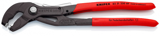 KNIPEX Fj�derband-kl�mt�ng Svart, f�rsedd med korrosionsskyd
