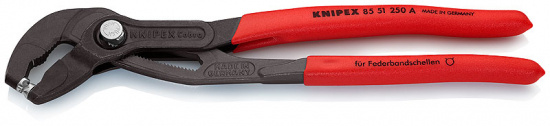 KNIPEX Fj�derband-kl�mt�ng Gr�, f�rsedd med korrosionsskydd