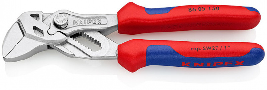 KNIPEX Minit�ngnyckel F�rkromad 150 mm