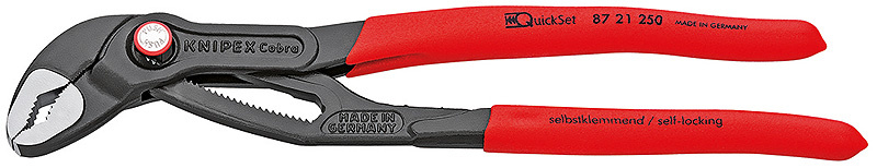 KNIPEX Cobra� QuickSet Gr�, f�rsedd med korrosionsskydd 250