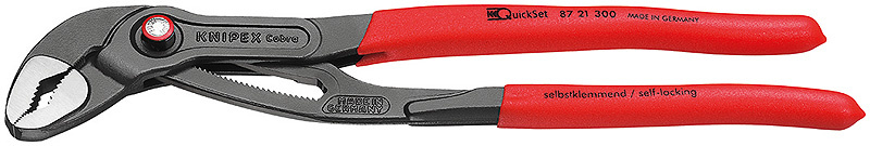 KNIPEX Cobra� QuickSet Gr�, f�rsedd med korrosionsskydd 300