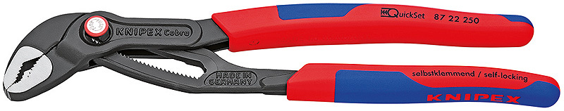KNIPEX Cobra� QuickSet Gr�, f�rsedd med korrosionsskydd 250