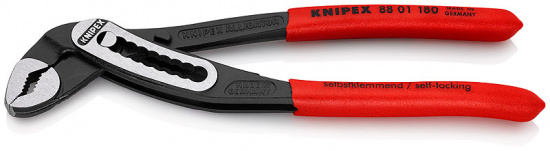 KNIPEX Alligator� Svart, f�rsedd med korrosionsskydd 180 mm