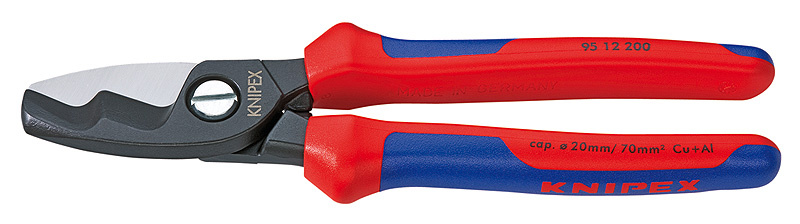 KNIPEX Kabelsax Med dubbelsk�r Med flerkomponents�verdrag 20