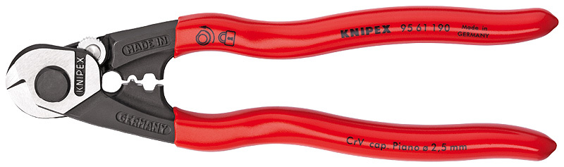 KNIPEX Wiresax Smidd Med plast�verdrag 190 mm