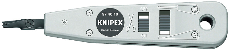 KNIPEX Anslutningsverktyg f�r LSA-plus och samma konstruktio