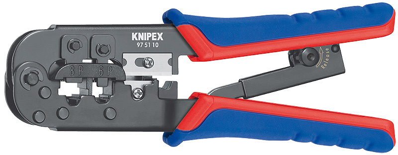 KNIPEX Crimpt�ng f�r western kontakt Brunerat Med flerkompon