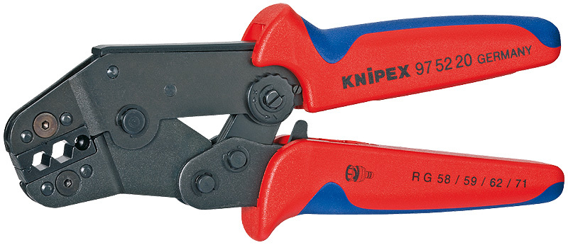KNIPEX Crimpt�ng kort form Brunerat Med flerkomponents�verdr