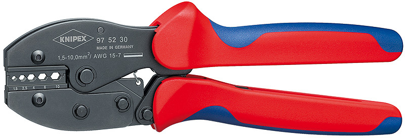 KNIPEX PreciForce� Crimpt�ng Brunerat Med flerkomponents�ver