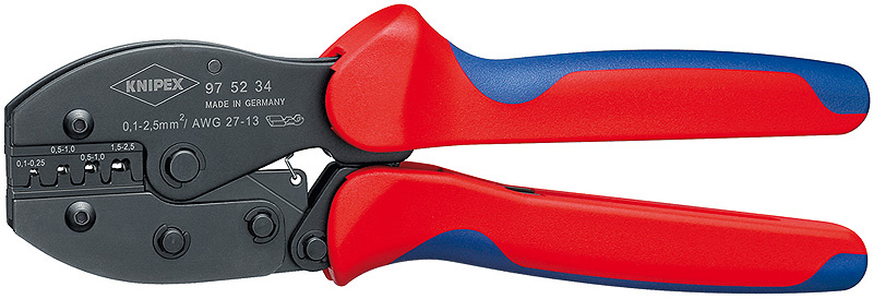 KNIPEX PreciForce� Crimpt�ng Brunerat Med flerkomponents�ver