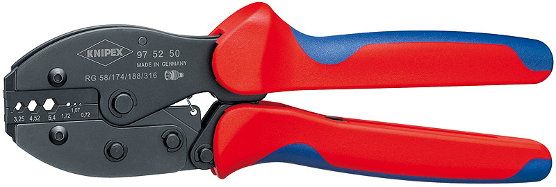 KNIPEX PreciForce� Crimpt�ng Brunerat Med flerkomponents�ver