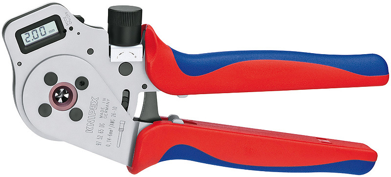 KNIPEX Fyrdornpresst�ng f�r vridna kontakter F�rkromad 250 m