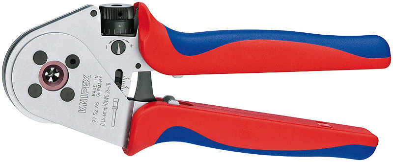 KNIPEX Fyrdornpresst�ng f�r vridna kontakter F�rkromad 230 m