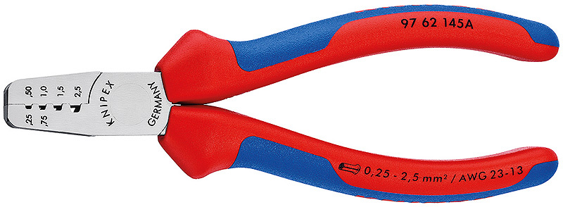 KNIPEX Crimpt�ng f�r �ndhylsor Med flerkomponents�verdrag 14