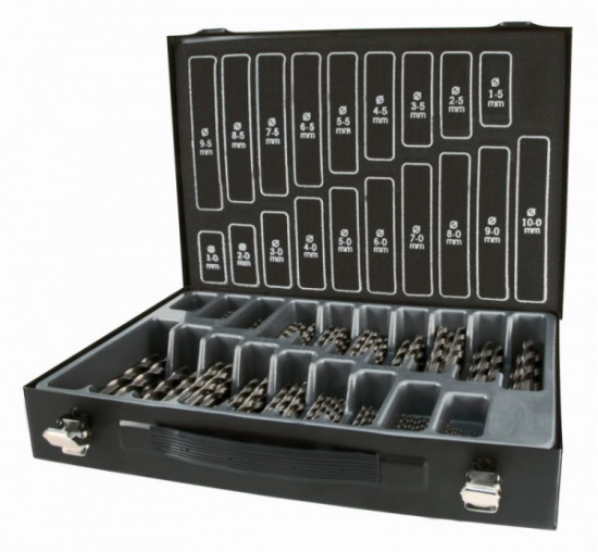 Borrl�da 1-10mm 170st Slipade