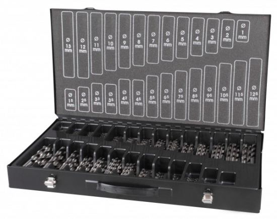 Borrl�da 1-13mm 220st Slipade