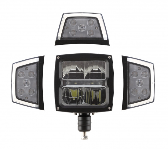 Ploglampa med v�rmelins LED 4 funktioner + v�rmelins