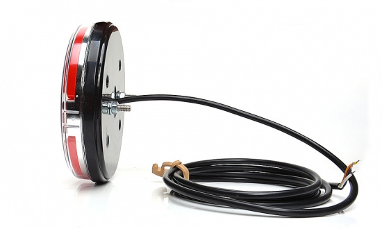 Baklampa LED 3 kammare 12-24V 142mm Bak/Broms/Dyn. Blinkers