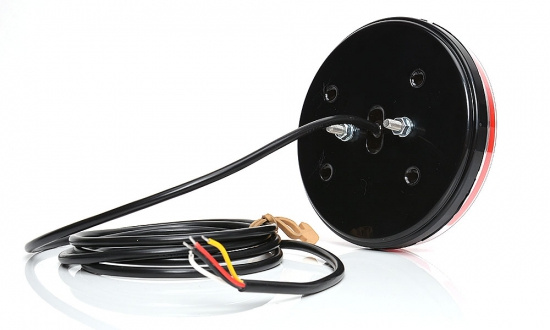 Baklampa LED 3 kammare 12-24V 142mm Bak/Broms/Dyn. Blinkers