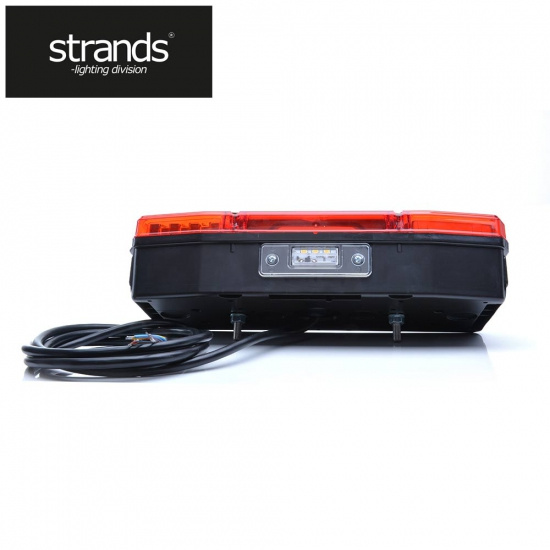 Baklampa v�nster LED, 5 funktioner 12/24V