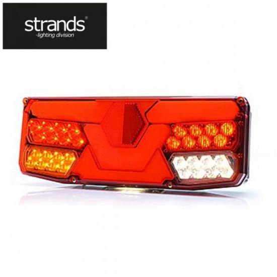 Baklampa v�nster LED, 5 funktioner 12/24V