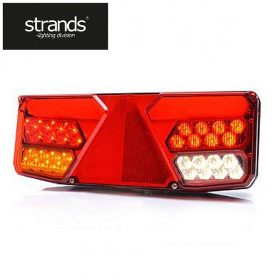 Baklampa v�nster trailer LED, 5 funktioner 12/24V