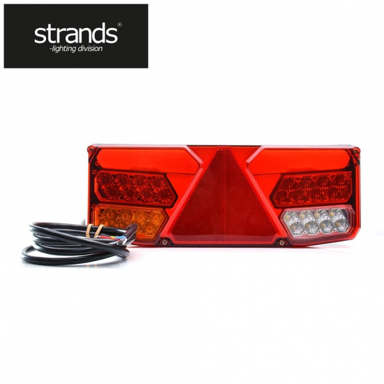 Baklampa v�nster trailer LED, 5 funktioner 12/24V