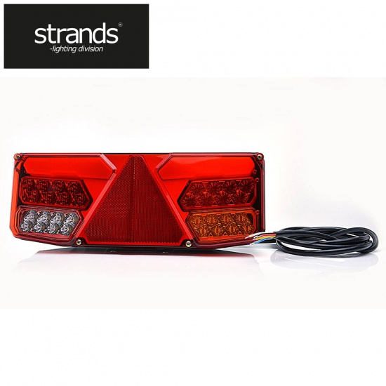 Baklampa h�ger trailer LED, 5 funktioner 12/24V