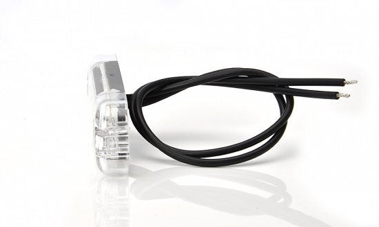 Positionsljus slim Vit 12 LED 9-36V IP68. E-m�rkt.