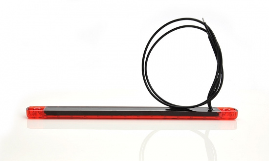 Positionsljus R�d slim 9 LED 9-36V IP68. E-m�rkt.