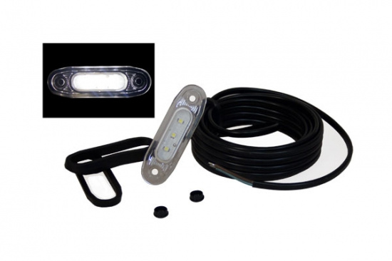 Positionsljus SLD Vit LED, 79x26mm 5m kabel