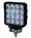 Arbetslampa LED 25W Kvadrat LED DT kontakt