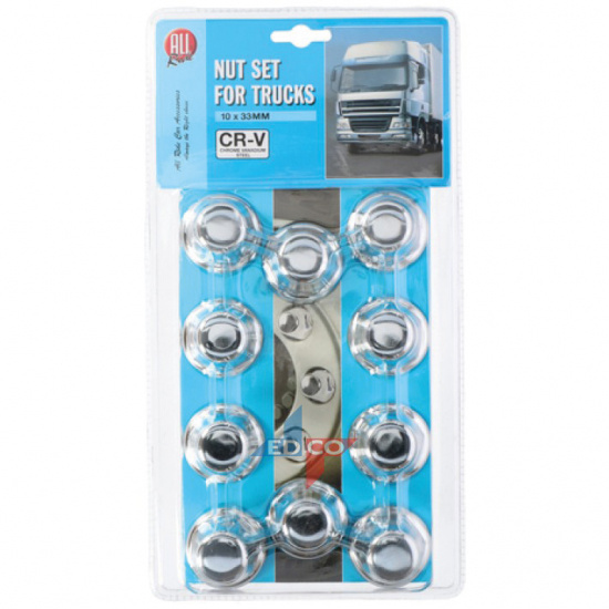 HJULMUTTERK�PA 33 mm 10-pack