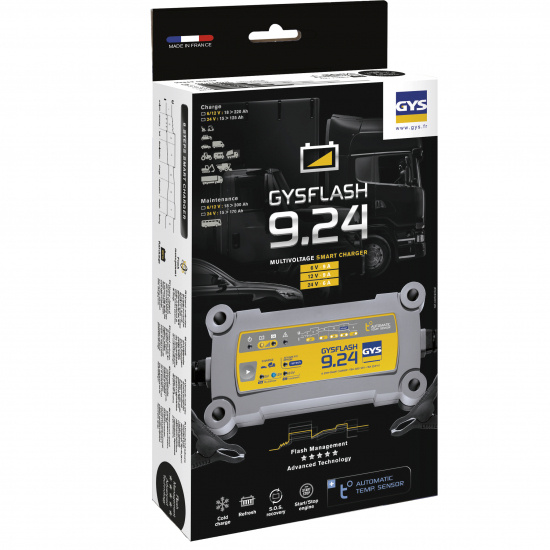 Underh�llsladdare 9.24 12V 230 V 6/12 V 9 A 24 V 6 A