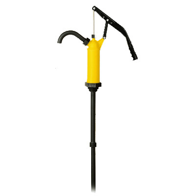 Handpump f�r 1/4-1fat vattenb. kemik.syra.alkaliel�sning.