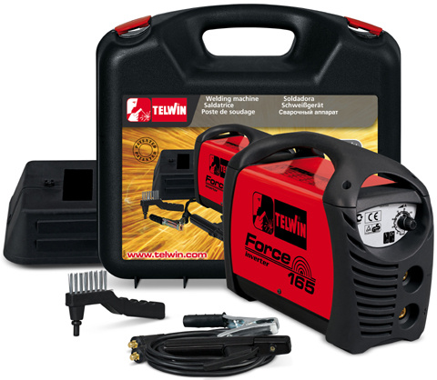 Force 165 ink 10-150 A 230 V i plastv�ska inkl. tillbeh�r